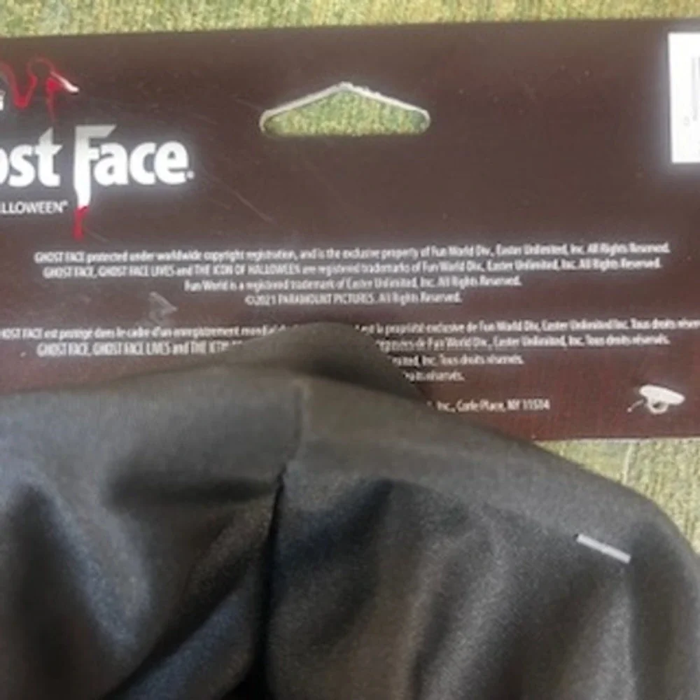 Ghost Face‎ Scream Movie Mask Hooded Robe Costume Halloween